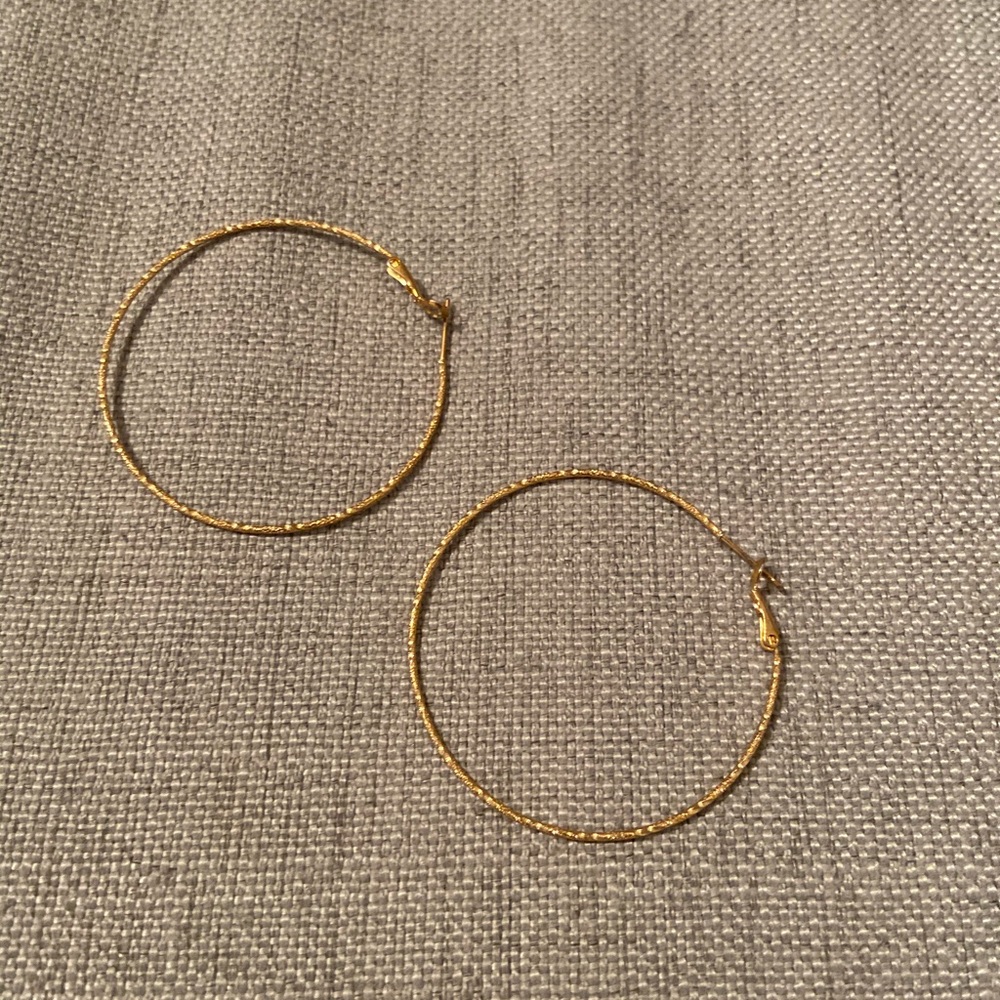 Simple Gold Hoops